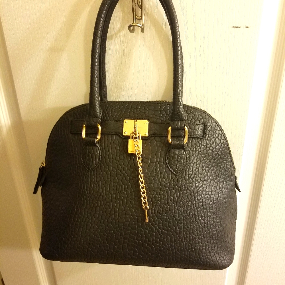 Aldo Lock and Key Tote Handbag